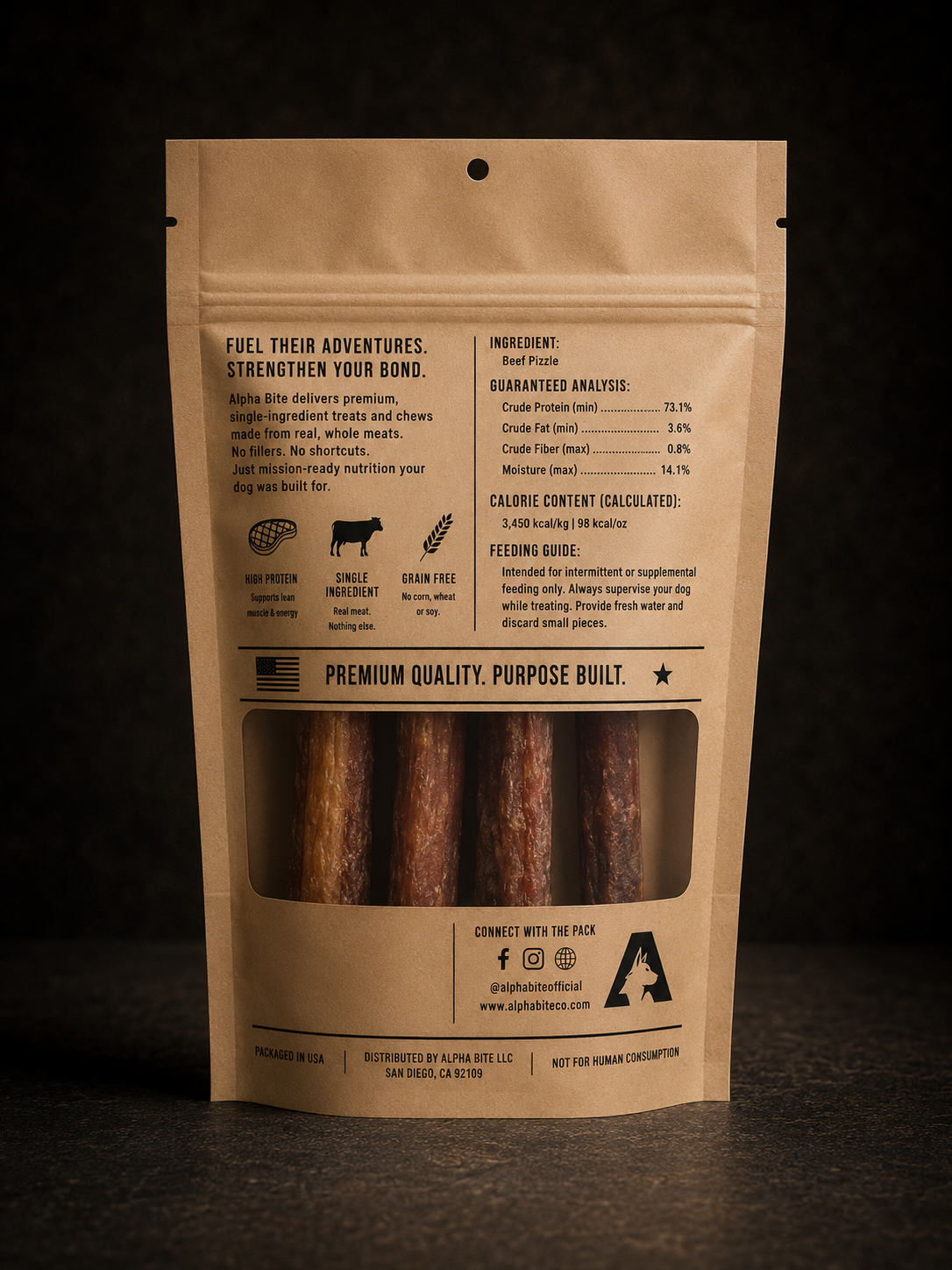 6" Thick Bully Sticks | 4 Pack