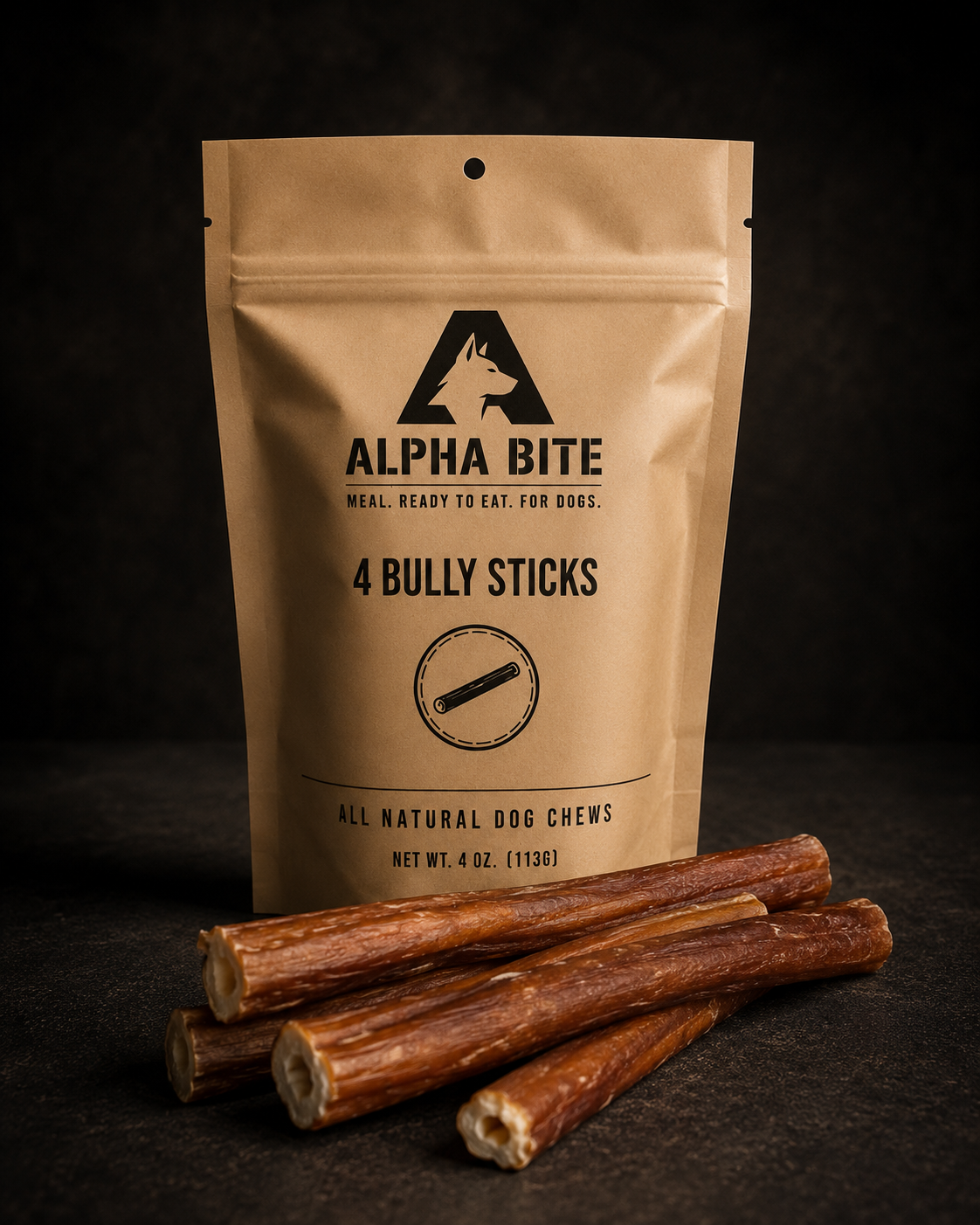 6" Thick Bully Sticks | 4 Pack